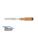 STUBAI Hohleisen mit Holzheft Breite 6 mm