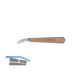 STUBAI Kerbschnitzmesser gebogen