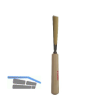 STUBAI Bildhauer-Stechbeitel geschliffen mit Holzheft Form 4 Breite 30 mm