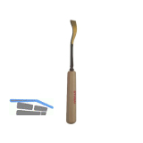 STUBAI Bildhauer-Stechbeitel geschliffen mit Holzheft Form 34 Breite 6 mm