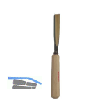 STUBAI Bildhauer-Stechbeitel geschliffen mit Holzheft Form 39 Breite 2 mm