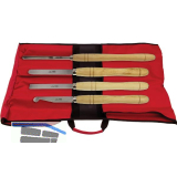 STUBAI HSS Drechseleisen Satz Ausf�hrung Querholz 4-teilig