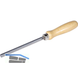 ULMIA Ziehklingenstahl runde Ausf�hrung mit Holzheft � 9,5 mm L�nge 265 mm