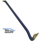 KRENHOF Nagelausrei�er aus CK 45-Keilstahl L�nge 800 mm