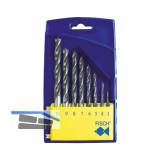 FISCH Holzspiralbohrer-Kassette 0120 Bohrer � 3-10 mm 8-teilig