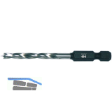 FISCH Holzspiralbohrer mit 1/4" Bit Aufnahme Bohrer � 4 mm