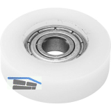 ENT Ersatzkugellager mit Kunststoffring 22 x 5 x 7 mm