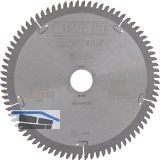 DEWALT Kreiss�geblatt HW � 216x2,6x30mm Z80 Trapezzahn/Flachzahn (TR/FZ) negativ