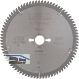 DEWALT Kreiss�geblatt HW � 250x3,0x30 mm Z80 Trapez/Flachzahn (TR/FZ) negativ