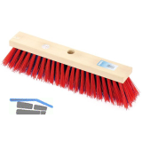 MASTA Stra�enbesen mit 2-f�rbigen Elaston-Borsten L�nge 400 mm ohne Stiel