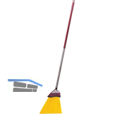 SONNECK Universalbesen 380 x 260 mm mit Kunststoffborsten und Stiel