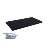 KAUFMANN Moosgummi Ersatzbelag 240 x 150 mm