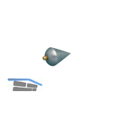 KAUFMANN Senklot Birnen Form aus Stahl 300 Gramm