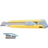 KDS Universalcutter Safety Lock m. 18mm Abbrechklinge, Federraster u. Fixierkeil