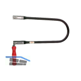 Laubs�gebogen mit Stahlfl�gelmuttern Ausladung 300 mm