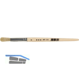 Anleger und Vergolder Pinsel Gr��e 6 � 10 mm mit Holzstiel roh