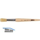 Anleger und Vergolder Pinsel Gr��e 12 � 17 mm mit Holzstiel roh