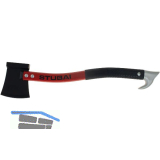 STUBAI Leichtaxt mit Alustiel und Abgleitschutz L�nge 450 mm