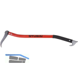 STUBAI Handsappel mit geschweiftem Aluminiumstiel L�nge 500 mm