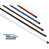 MASTA Metallstiel lackiert mit Gewinde L�nge 1300 mm zu Haushaltsbesen