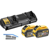 DEWALT Akku-Starterkit-Set DCB132x5 18 Volt/54V 2 St�ck 9Ah Akkus und Ladeger�t