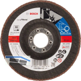 BOSCH Schleiflamellenteller X571 Best for Metal � 125 mm Korn 60