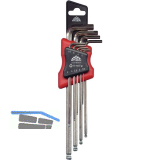 STUBAI Sechskant Stiftschl�ssel-Satz 2250 lang Kugelkopf 1.5-10 mm 9-teilig
