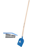 OFFNER Universalschaufel aus Stahlblech mit Stiel Gr��e 320 x 260 mm