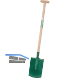 OFFNER Spaten mit D�lle und 850 mm T-Stiel Gr��e 280x180 mm