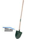 OFFNER Wurfschaufel Austria Star spitz, mit Stiel Gr��e 310x290 mm