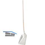 OFFNER Universalschaufel Alu mit Stiel Gr��e 390 x 330 mm