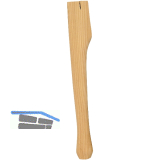 EBNER Zimmermannshackenstiel Esche gebogene rechts L�nge 400 mm Hausgr. 55/24 mm