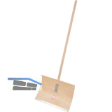 OFFNER Sperrholz Schneeschieber mit Stiel und Alukante R�umbreite 500mm