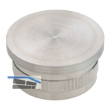 CROSO R�ndelkappe flach, � 33,7 x 2,0 mm, Edelstahl geschliffen V2A