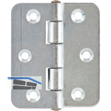 Spezialscharnier 75 x 65 mm, Stahl verzinkt