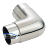 CROSO Rundbogen 90� kurz, f�r Rohr � 42,4 x 2,0 mm, Edelstahl geschliffen V2A