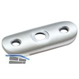 CROSO Handlauftr�ger-Platte f�r Rohr � 42,4 mm, Edelstahl geschliffen V2A