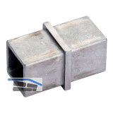 CROSO Verbindungsmuffe f�r Vierkantrohr,Abmessung 40 x 40 x 2,0 mm,Edelstahl V4A