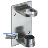 CROSO Wandanker f�r Rundrohr � 42,4mm, Plattengr��e 160 x 90 x 6mm,Edelstahl V2A