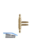 SFS Einbohrband mit Zierkopf, 13 mm, Stahl vermessingt