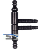 SFS Einbohrband mit Zierkopf, 13 mm, Schwarz-Antik