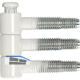 SFS Steckband 3-tlg. � 13 mm, H�he 38,7 mm, Stahl RAL 9010