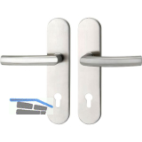 SH-Dr�ckergarnitur RIGA - auf Schild PZ88, ohne Kzs., Edelstahl, RC2