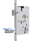 BKS Fluchtt�rschloss B-21170-42-L-8 2-flg. Funktion E, Rundstulp 24,PZ 65 univ.