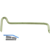 Reibertr�ger rund � 2 mm L=55 mm Stahl vermessingt