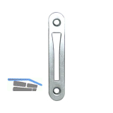 Schlie�blech zu Einstemmzunge, abgerundet, 85 x 15 x 1,25 mm, Stahl verzinkt