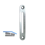 Schlie�blech zu Einstemmzunge, abgerundet, 95 x 15 x 1,25 mm, Stahl verzinkt