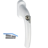 HOPPE Fenstergriff TOKYO - Sperrzylinder, 90�, VK 7 x 40 mm, wei�
