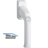 HOPPE Fenstergriff LONDON - Sperrknopf, VK 7 x 32 mm, Alu wei�