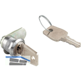 JU Ersatzzylinder zu Hausbrieffachanlage, flache Stirnfl�che, m. 2 Schl�sseln